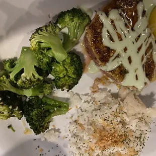 Ahi Tuna Steak* grilled with coconut rice