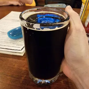 Fist full of West O stout beer