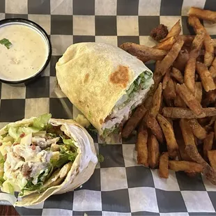 Turkey and Bacon Wrap