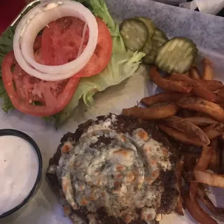 Avery's Blue Cheese Burger