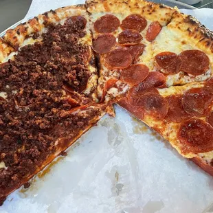 YUMMY Pepperoni &amp; Chorizo pizza