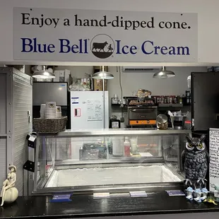 Ice Cream in back merch area