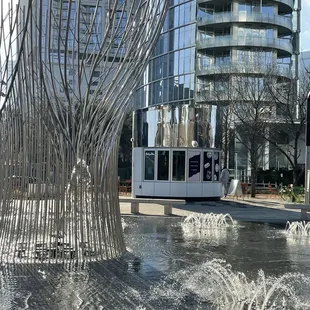 View of location from the fountain