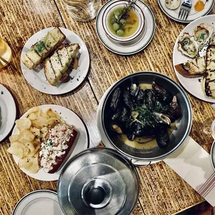 Steamed Mussels