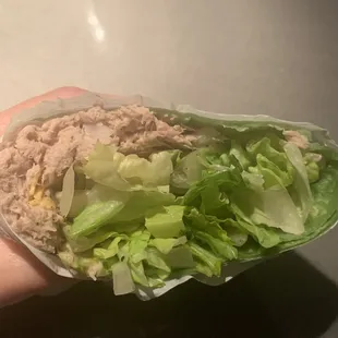 Shark Bait Wrap with Super Secret House-Made Tuna Mix