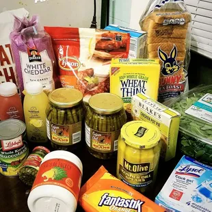 Another $40 haul + a case of water. Thumbs up.