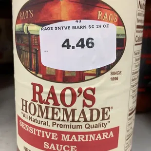 Woman behind me says this is the least carb sauce available and is normally $7.50 in the grocery