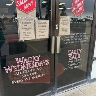 Front door sales