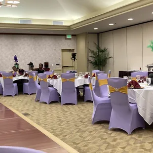 The setup was beautiful