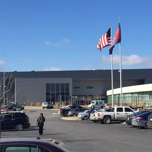 Exterior from the parking lot