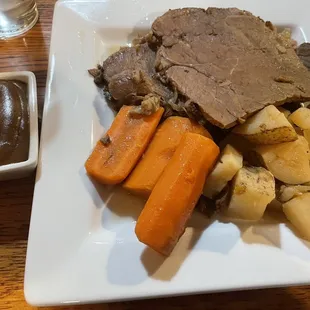 Pot Roast with gravy on the side
