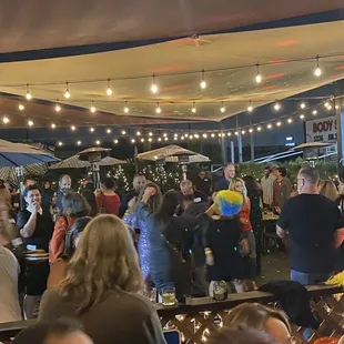 Great outdoor space and well as great bar inside.