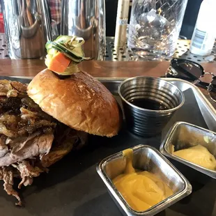 Sliced Beef Sandwich