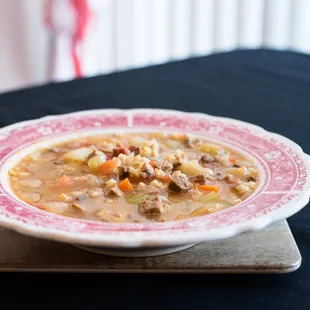 Beef barley soup