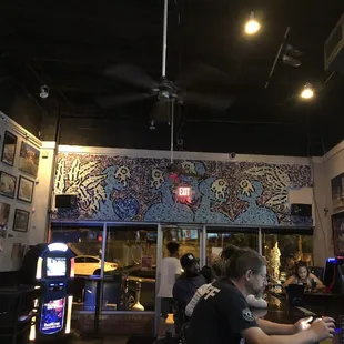 a man sitting at a bar