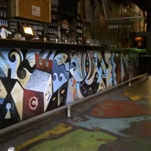 bar mural at sanctuary