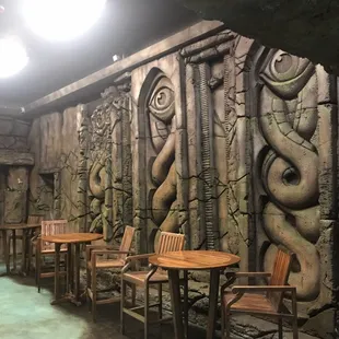 The lobby where our player sit back and wait their turn to play their game.