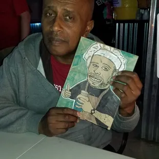 Showbiz Renaissance man David Liebe Hart of Tim &amp; Eric fame poses with a puppet resembling my friend Corey w a jug of weed kool aid!