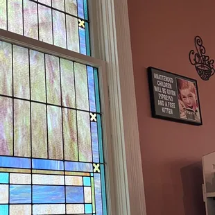 Stained glass windows