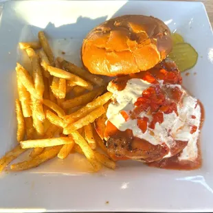 Buffalo chicken sandwhich