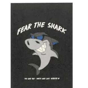 a shark wearing sunglasses