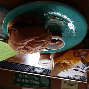 Brisket sandwich and 1/2 naked cheese curds. They are fabulous!