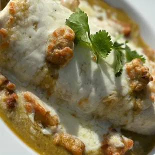 House made Chile Verde Burrito