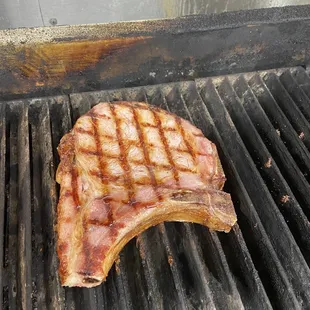 Grilled pork chop