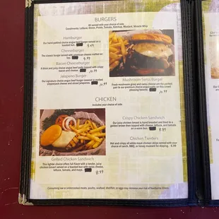 Burgers &amp; Chicken