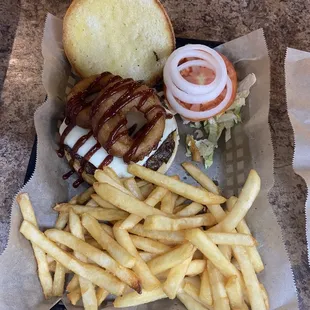 Wednesday night burger special, Rodeo burger