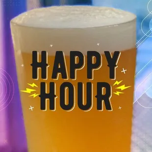 Happy Hour 3pm to 7 pm everyday