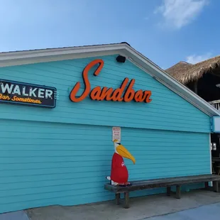 the front of the restaurant