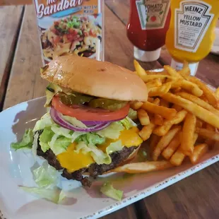 Cheese burger all the way