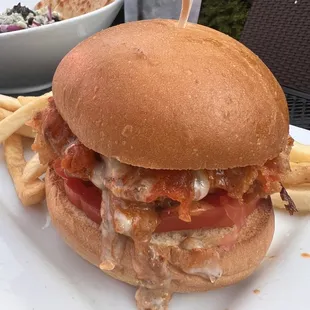 Buffalo chicken sandwich ($13)
