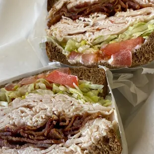 Wonderful #4 Turkey &amp; Bacon on squaw $13.50