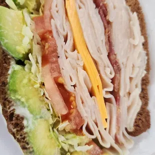 #4 added avocado &amp; cheese. Average