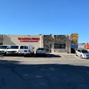 View from the north side parking lot