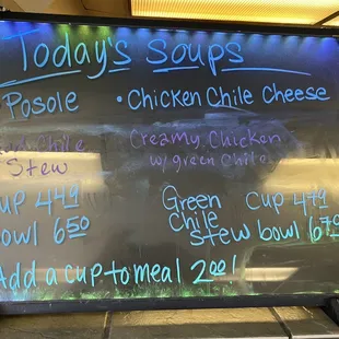Today&apos;s soups