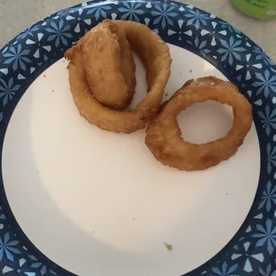 Changed there onion rings and this is all you get for $4.95??? Rediculous