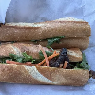 Grilled pork banh mi