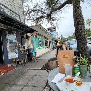 Legit the best Tomato soup I&apos;ve ever had! Battles my Gispacho... I could eat here every day!!! Perfect staff! A gem, bravo Safety Harbor!
