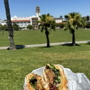 Avocado and Bacon Sandwich