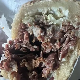 Pastrami with Provolone cheese