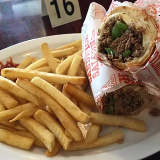 Philly Cheesesteak Sandwich Lunch