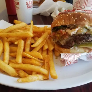 Across the Border Burger Lunch