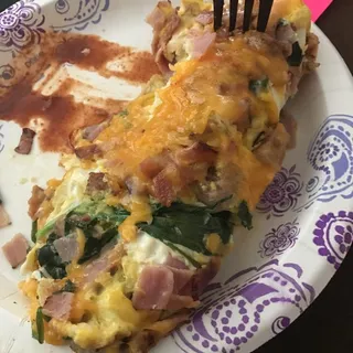 Bacon Avocado Omelette