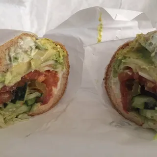 Super Vegetarian Sandwich Lunch