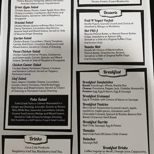 Menu (2 of 2) March 2022