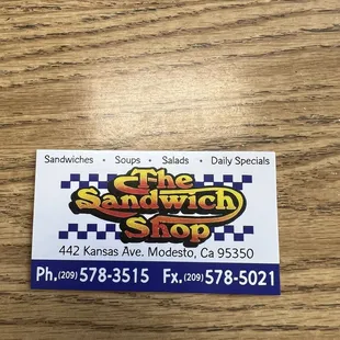 Business card