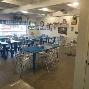 the interior of the restaurant